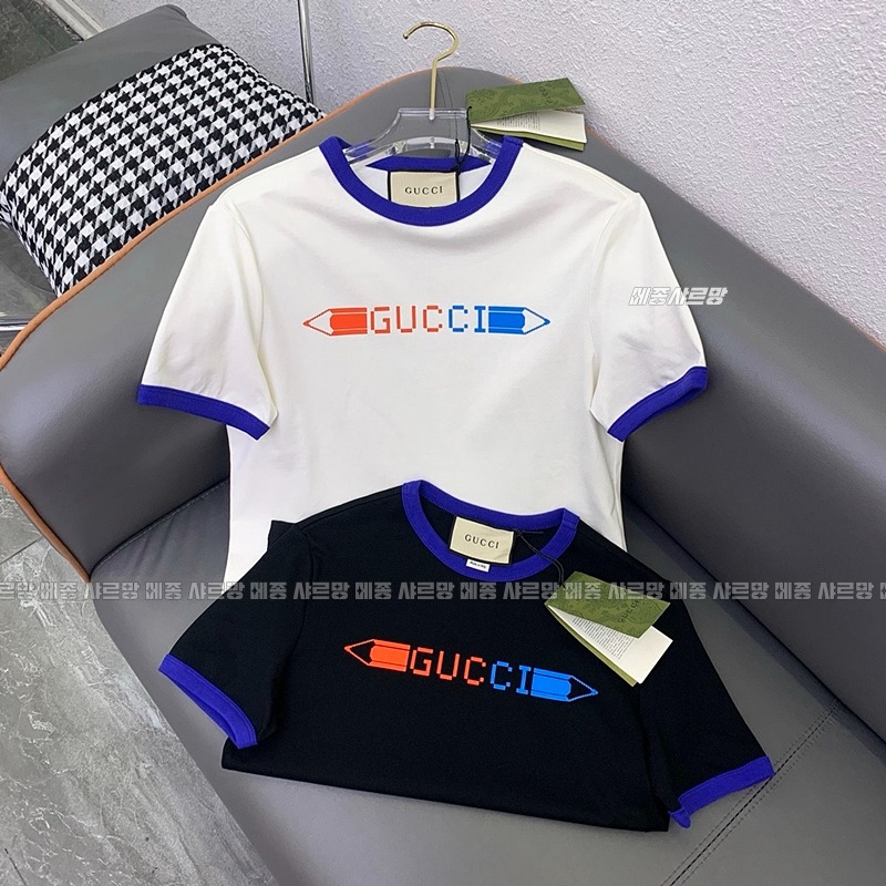 구찌프린트코튼저지티셔츠20240626-083851-012메종샤르망.JPG