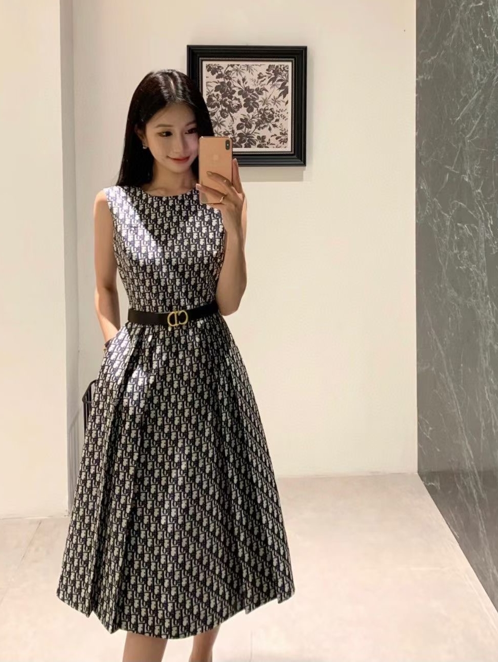 디올 오블리크 원피스