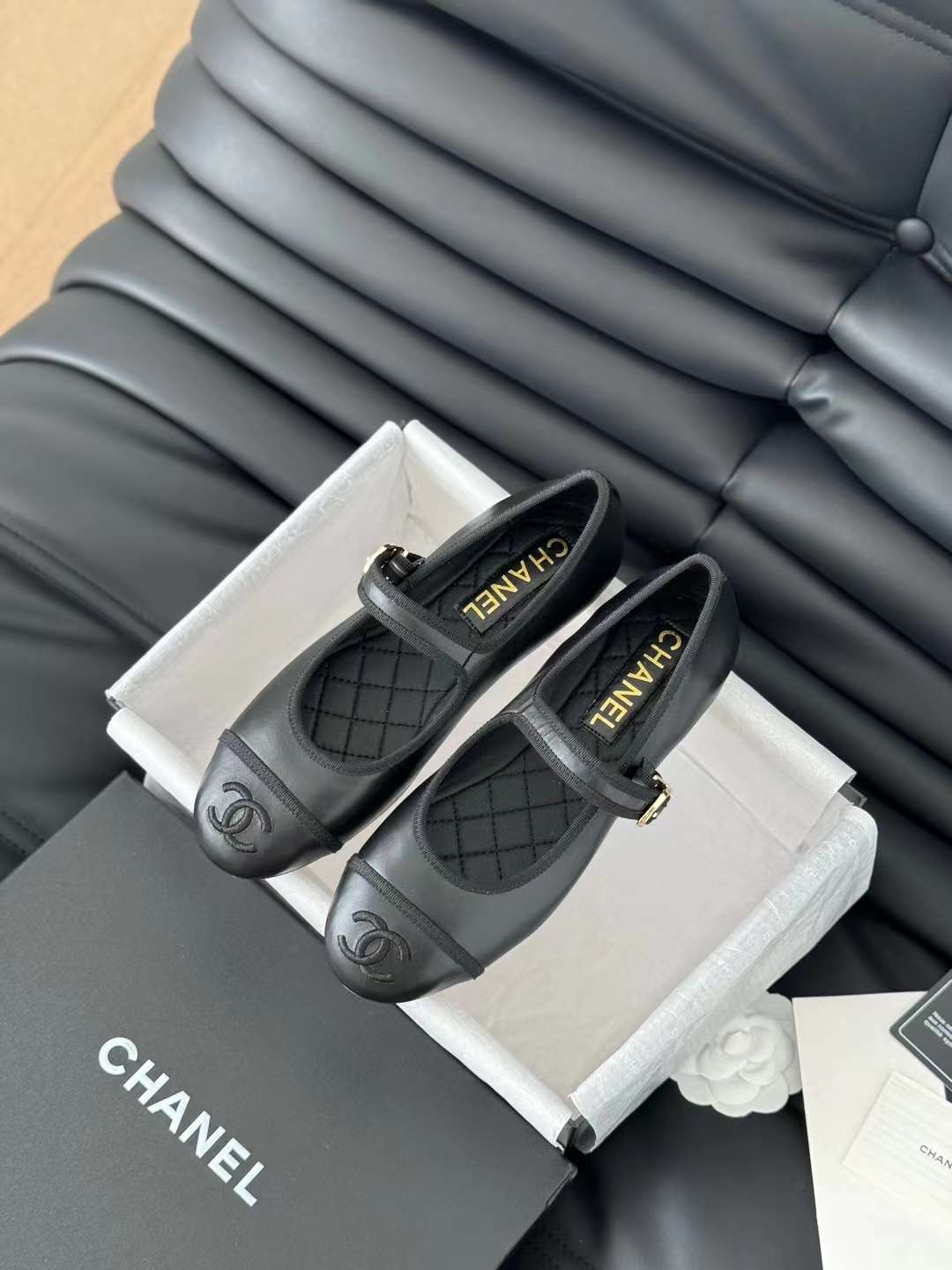 24ss 샤넬 메리제인 플랫슈즈