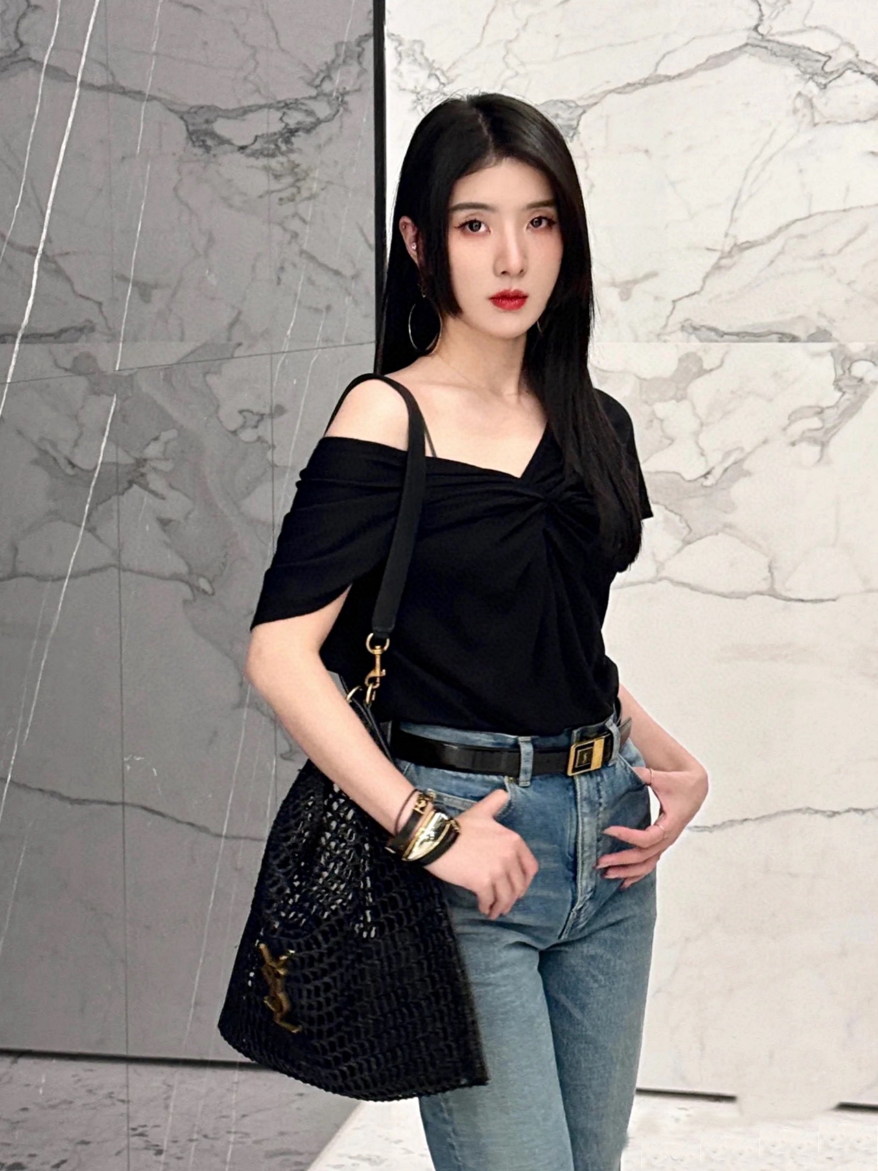 생로랑 라피아 마크라메 옥살리스