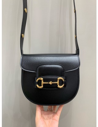 구찌 홀스빗 1955 라운드 미니백