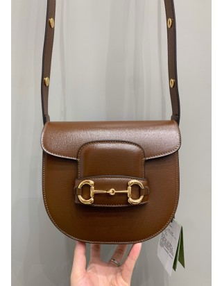 구찌 홀스빗 1955 라운드 미니백