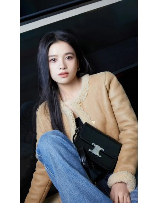 셀린느 미니백 틴 트리옹프백 샤이니 카프스킨