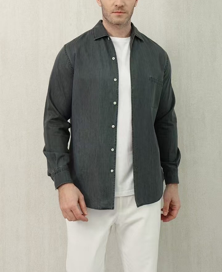 로로피아나 데님셔츠