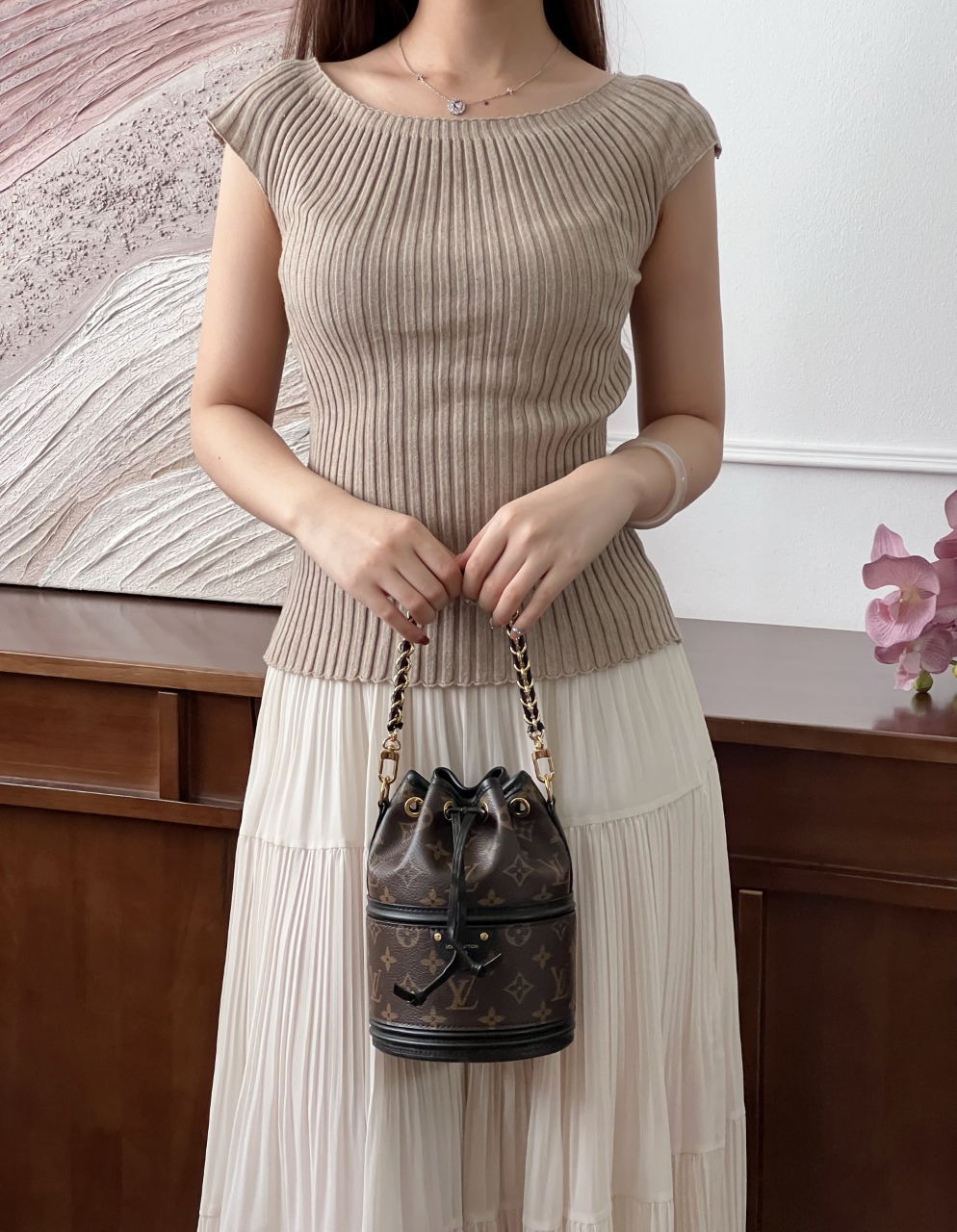 루이비통 카누 버킷백