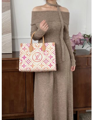 루이비통 온더고 MM 핑크