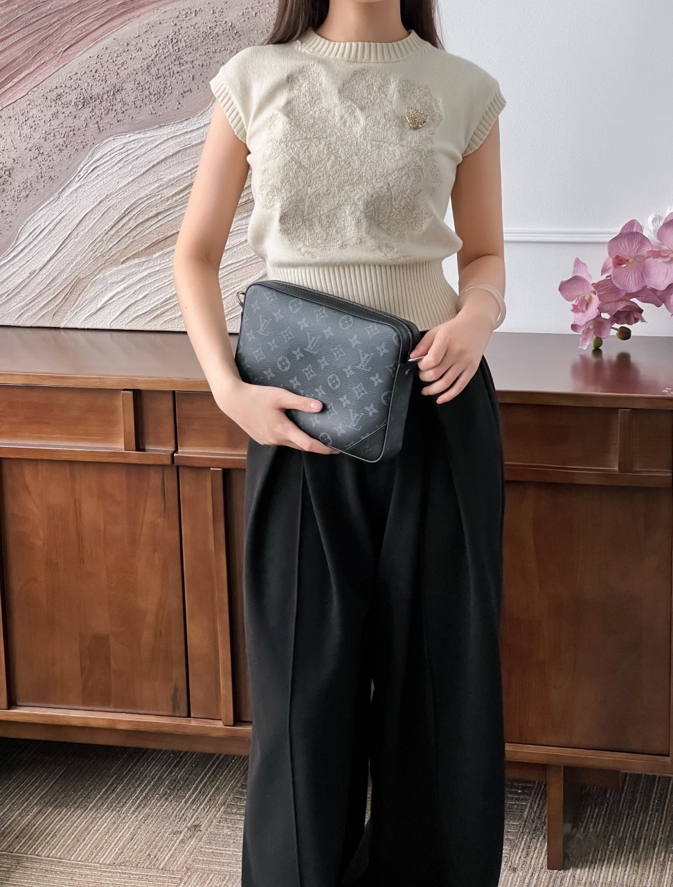 루이비통 트리오 메신저