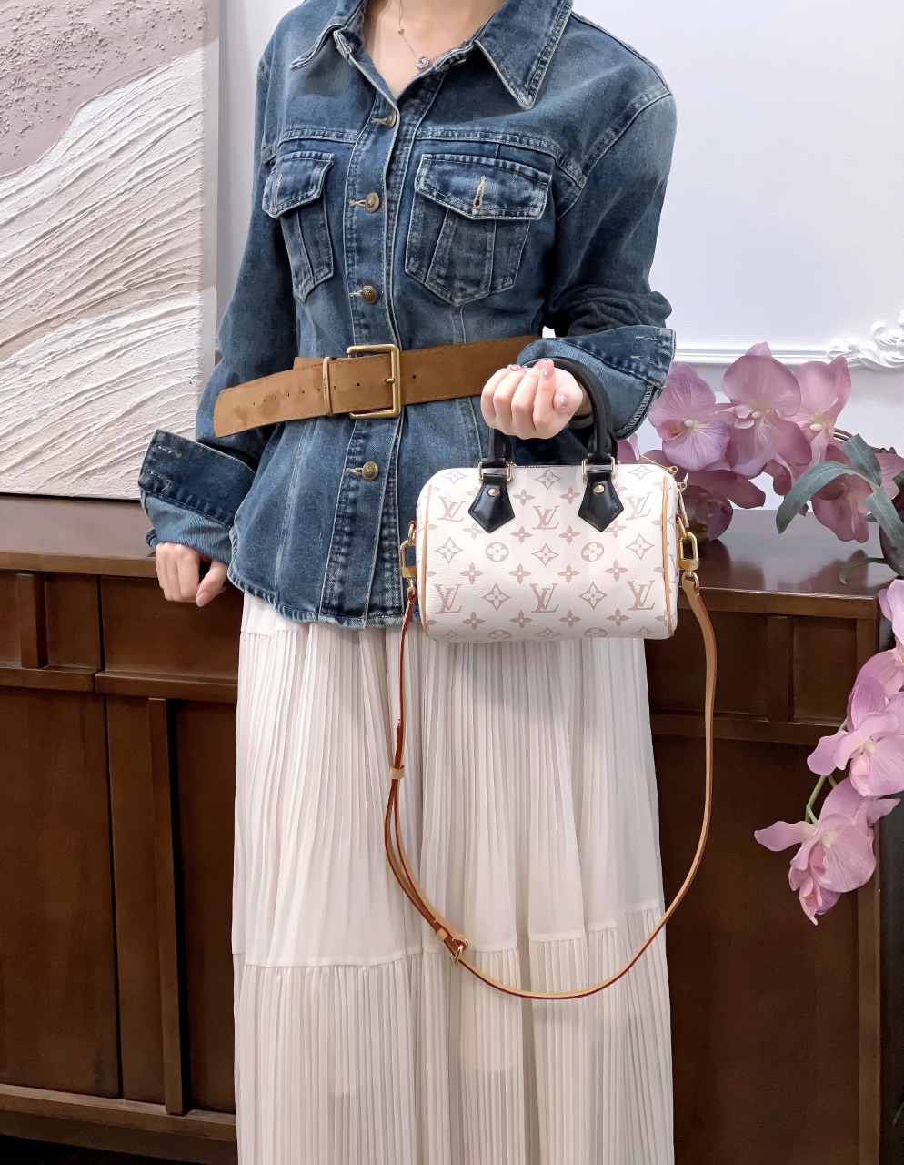 루이비통 스피디 반둘리에 20