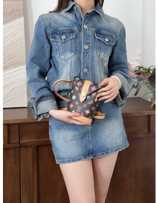 루이비통 엔벨로프 파우치 모노그램 초콜릿