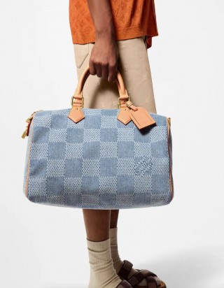 루이비통 스피드 40 반둘리에 다미에 데님 3D