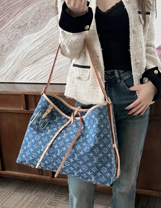 루이비통 모노그램 데님 캐리올 MM