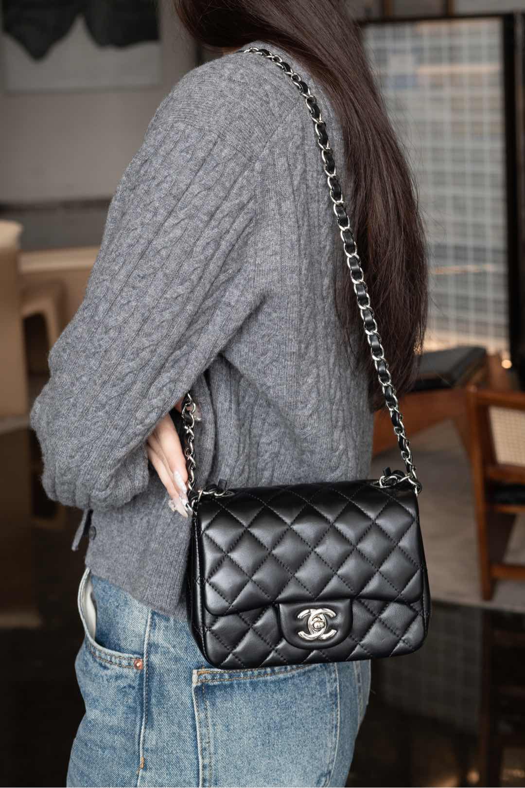 샤넬 클래식 미니 플랩 백