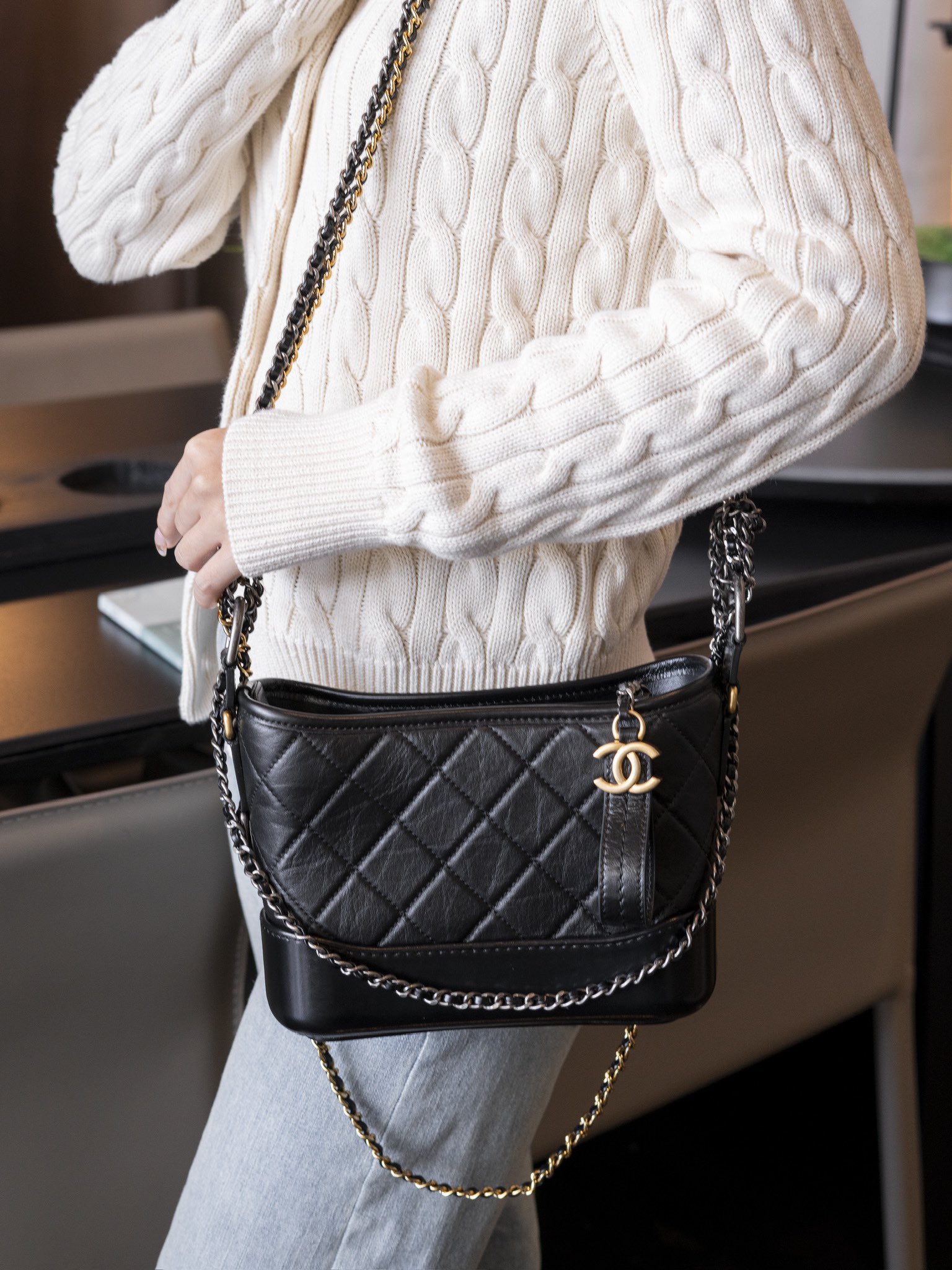 샤넬 가브리엘 스몰 호보백