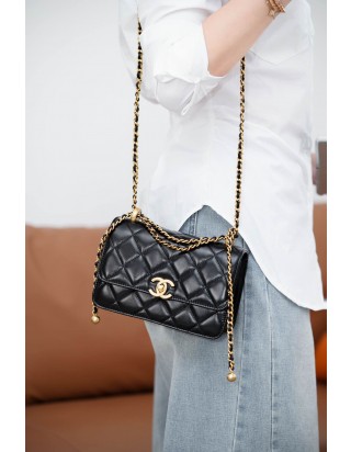 샤넬 25S 미니 플랩백 금장