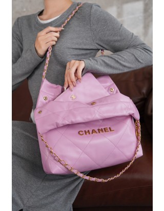 샤넬 22P 핸드백 미디움 필크