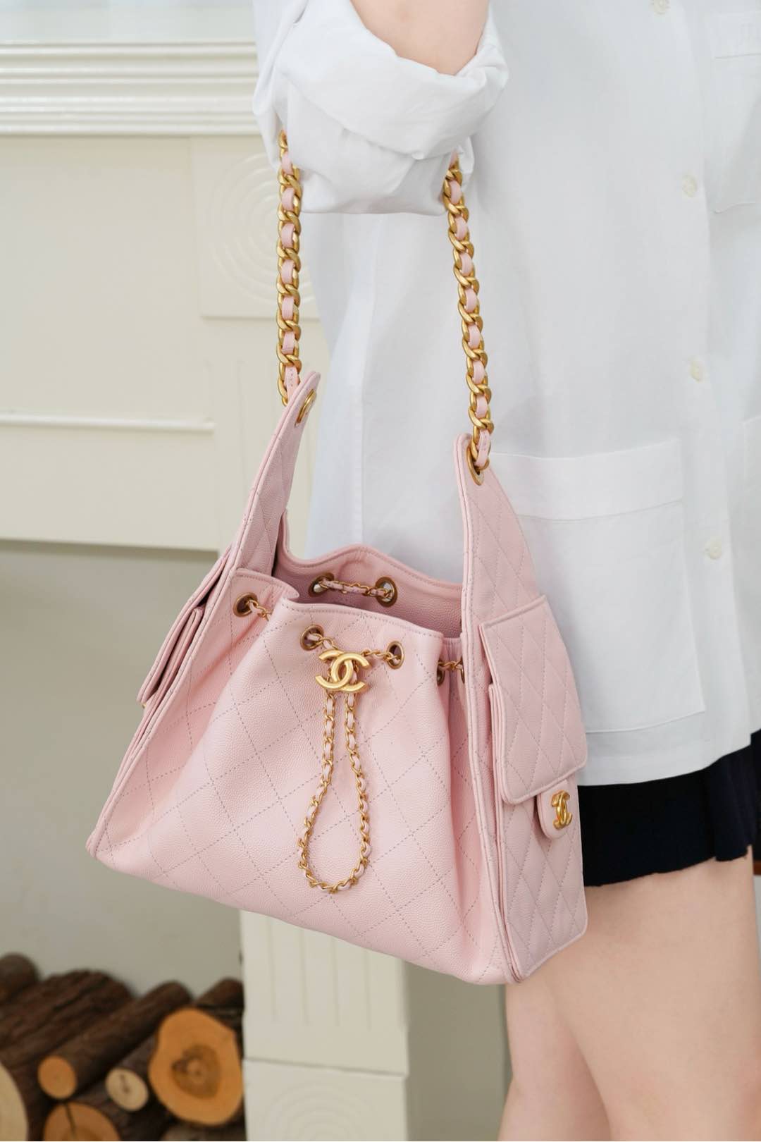 샤넬 25 스몰 호보 백