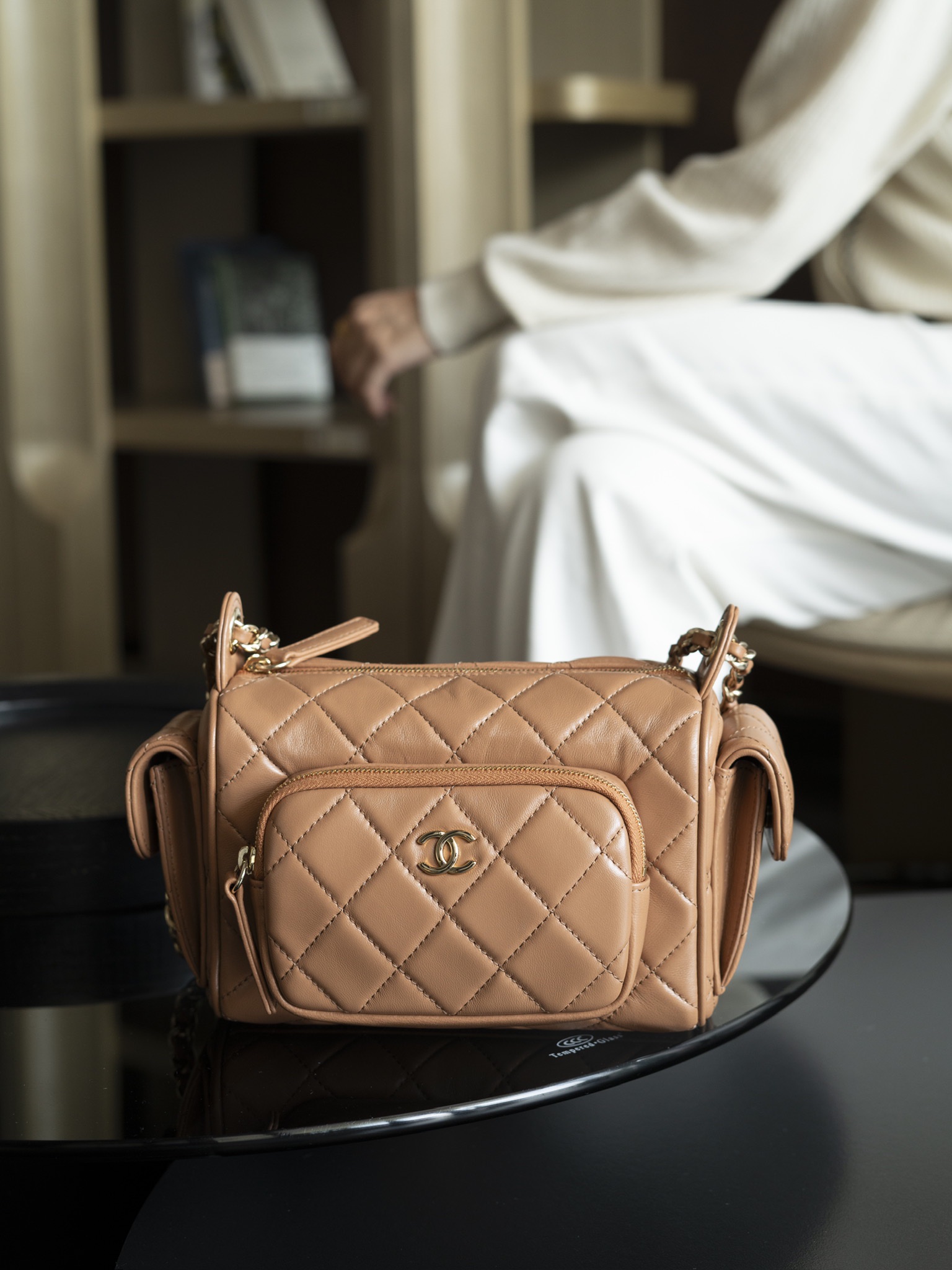 샤넬 카메라 라지 케이스