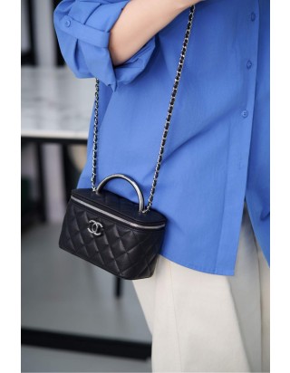 샤넬 탑 핸들 베니티 백