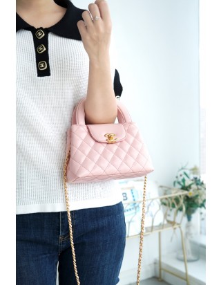 샤넬 켈리 라지 쇼핑백 23K