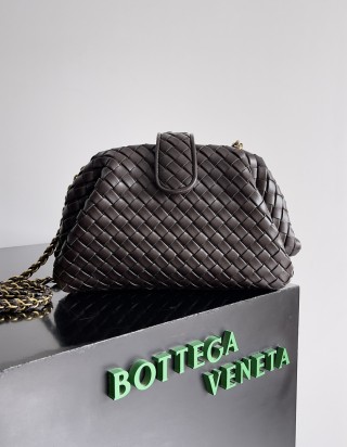 보테가 베네타 인트래치아토 레더 클러치 스몰