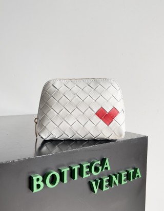 보테가 베네타 스몰 인트레치아토 뷰티 파우치