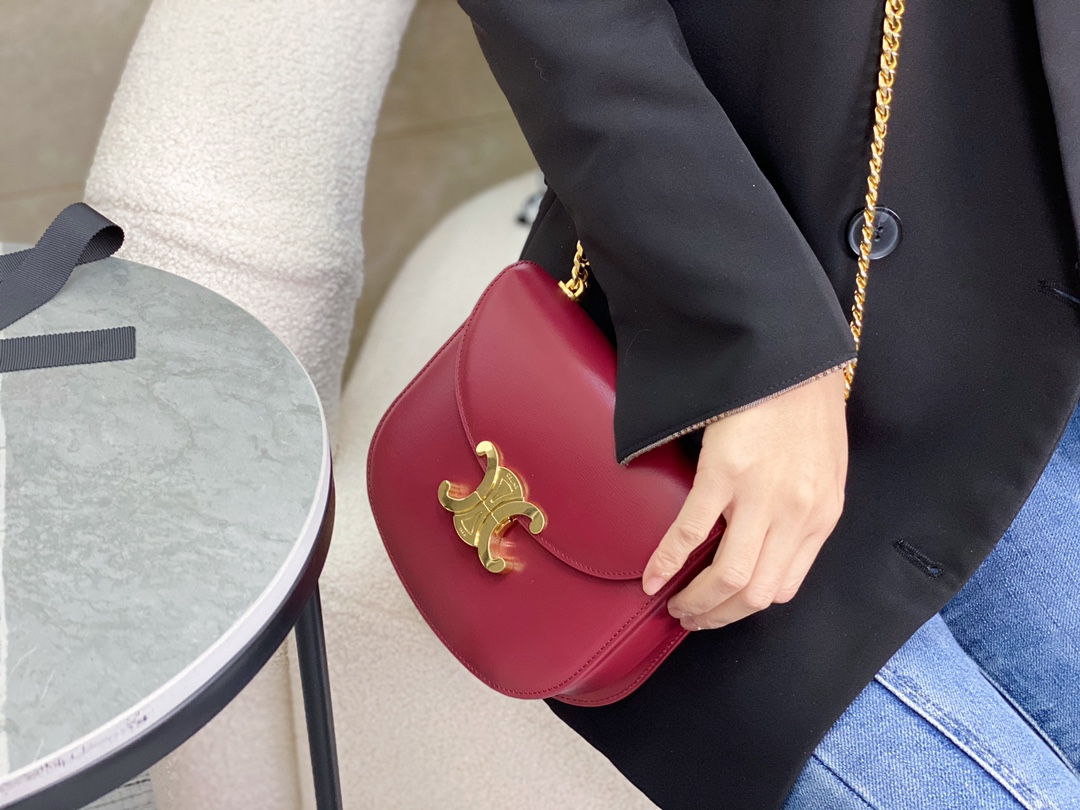 셀린느 클레아 베사체 틴 체인 숄더 백