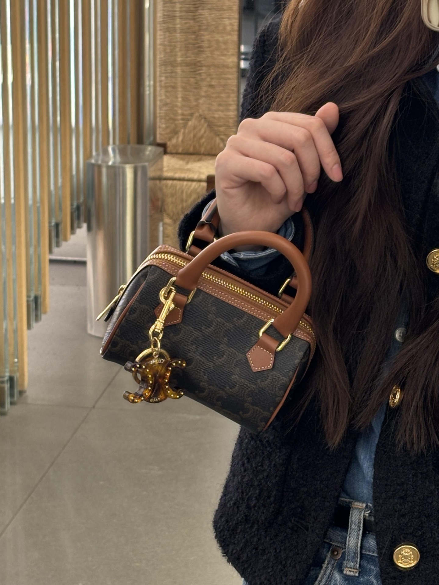 셀린느 미니 보스턴 백