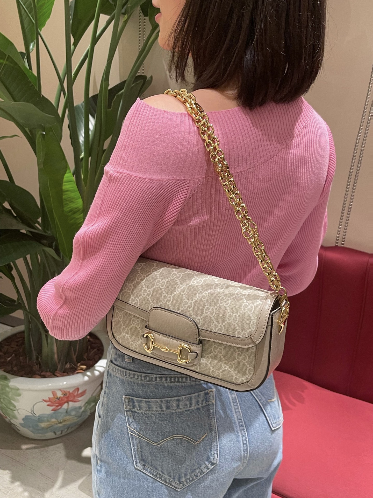 구찌 홀스빗 1995 숄더 백