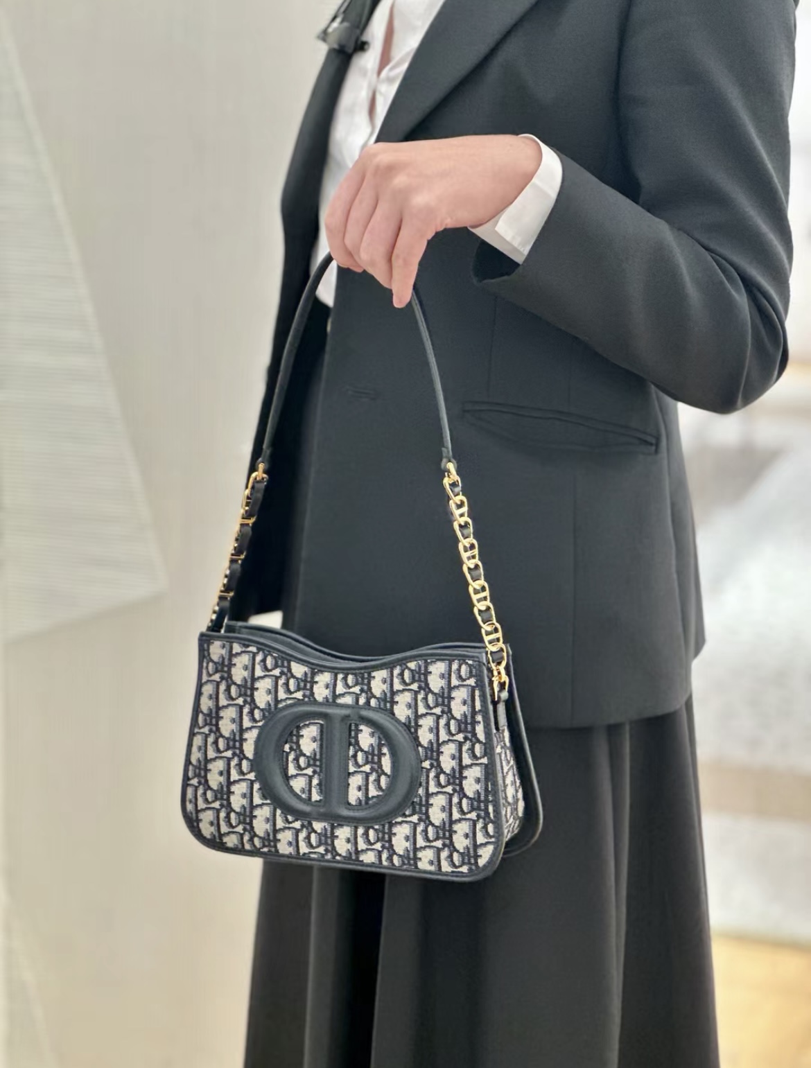 디올 시그니처 호보백 미니