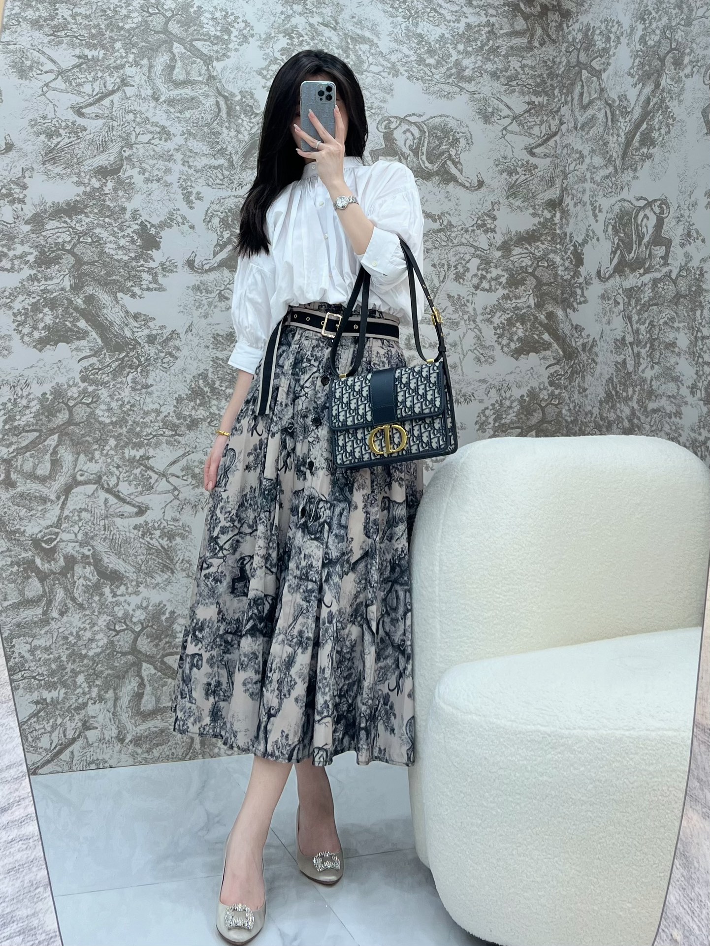 디올 30 몽테인 박스 백 미디움