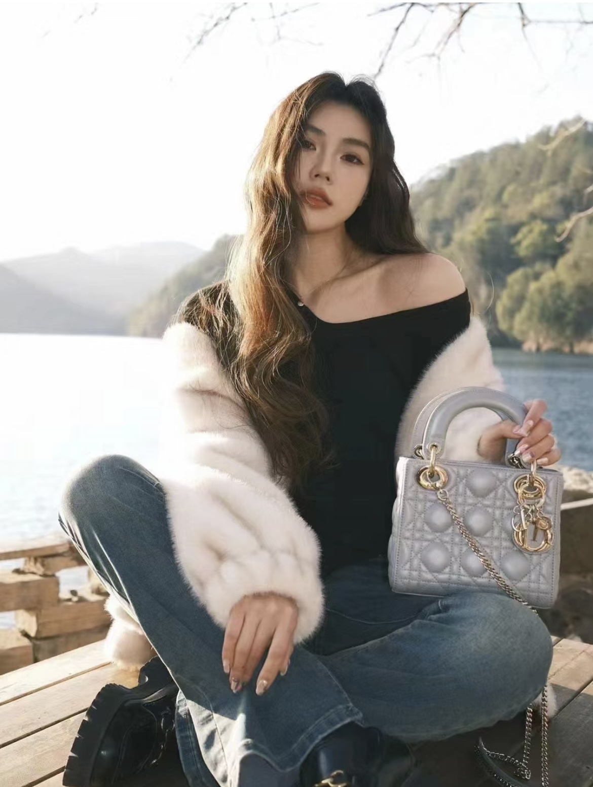 디올 레이디 미니 백