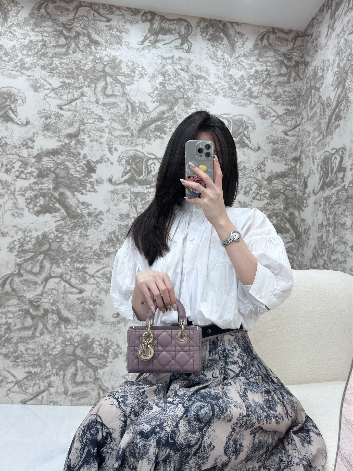 디올 레이디 디 조이 백 미니