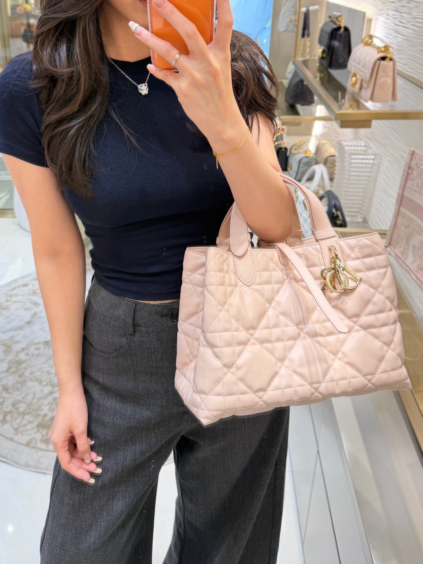 디올 뚜주흐 토트백 미디움