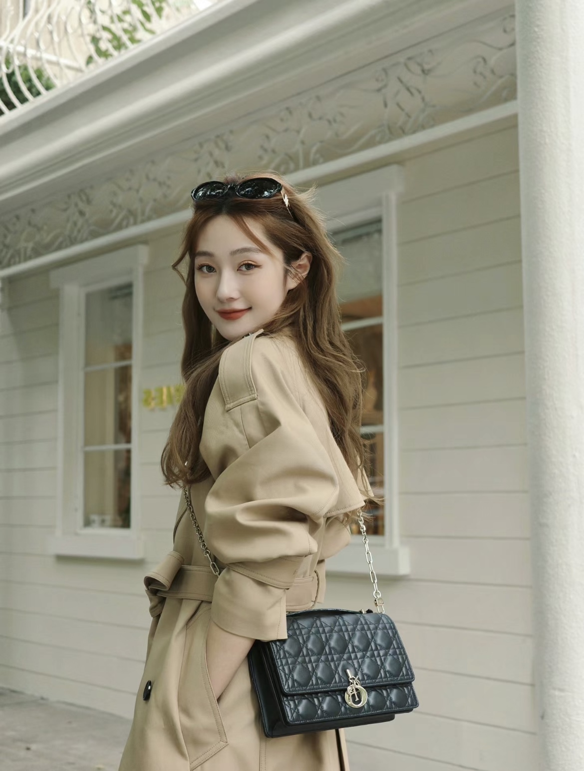 마이 디올 탑 핸들 백