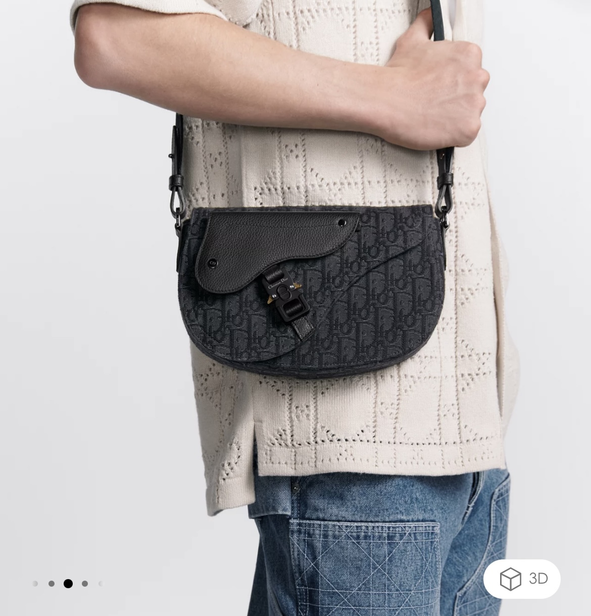 디올 새들 스트랩 백