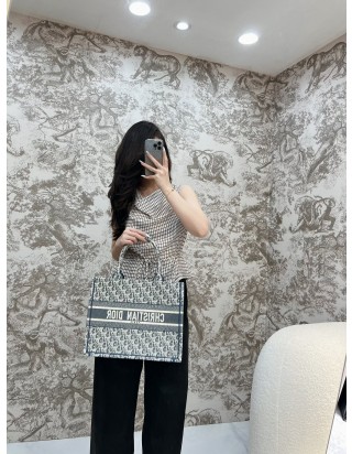 디올 북 토트백 미디움