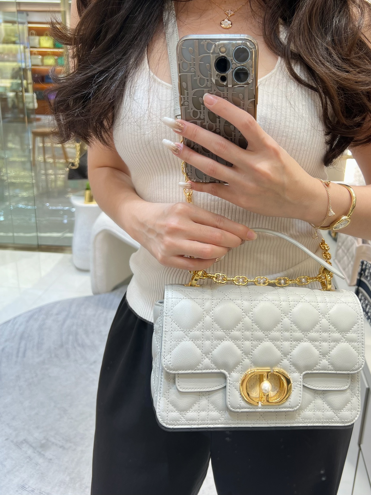 디올 졸리 탑 핸들백 스몰