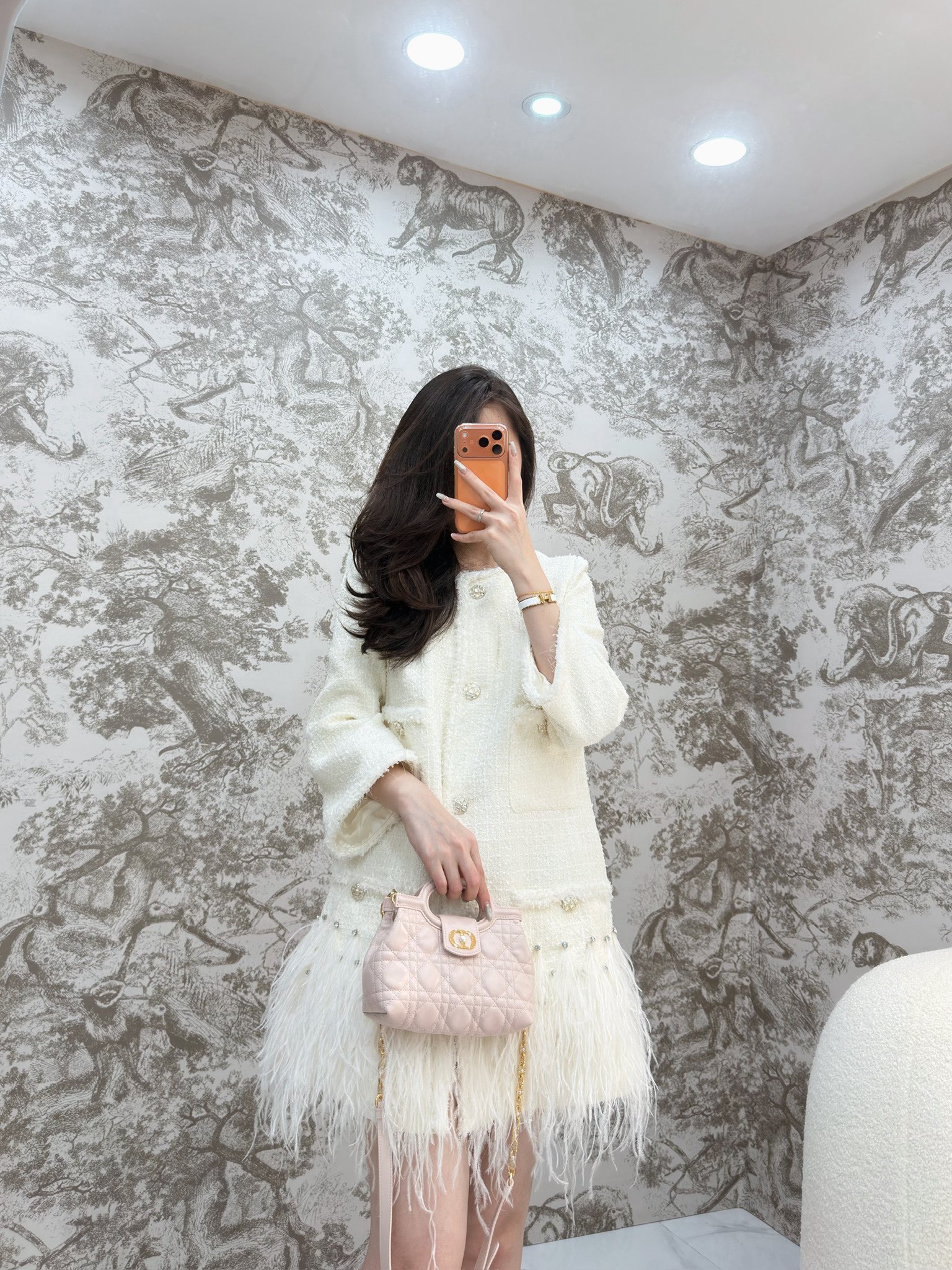 디올 졸리 탑 핸들 미니백