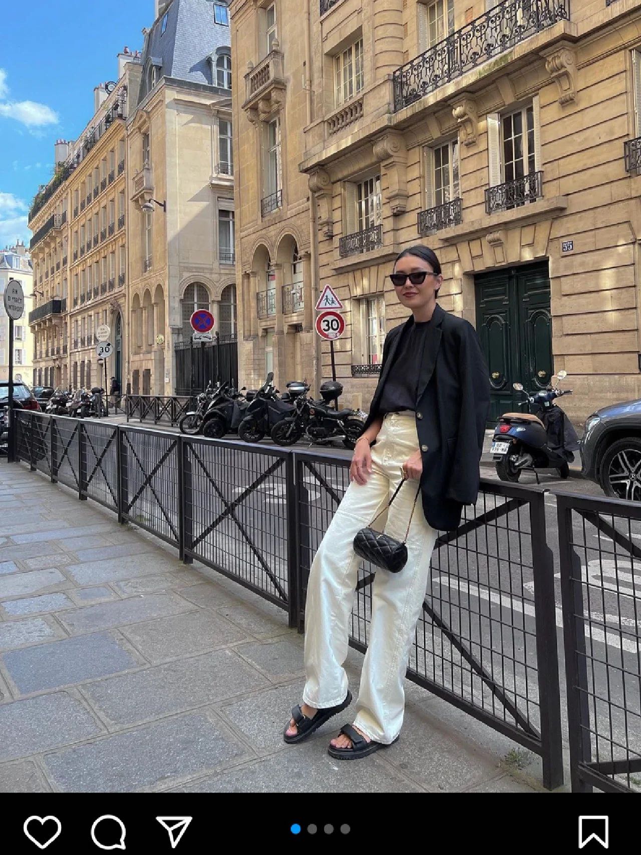 생로랑 사드 퀄티드 램스킨 미니 튜브백