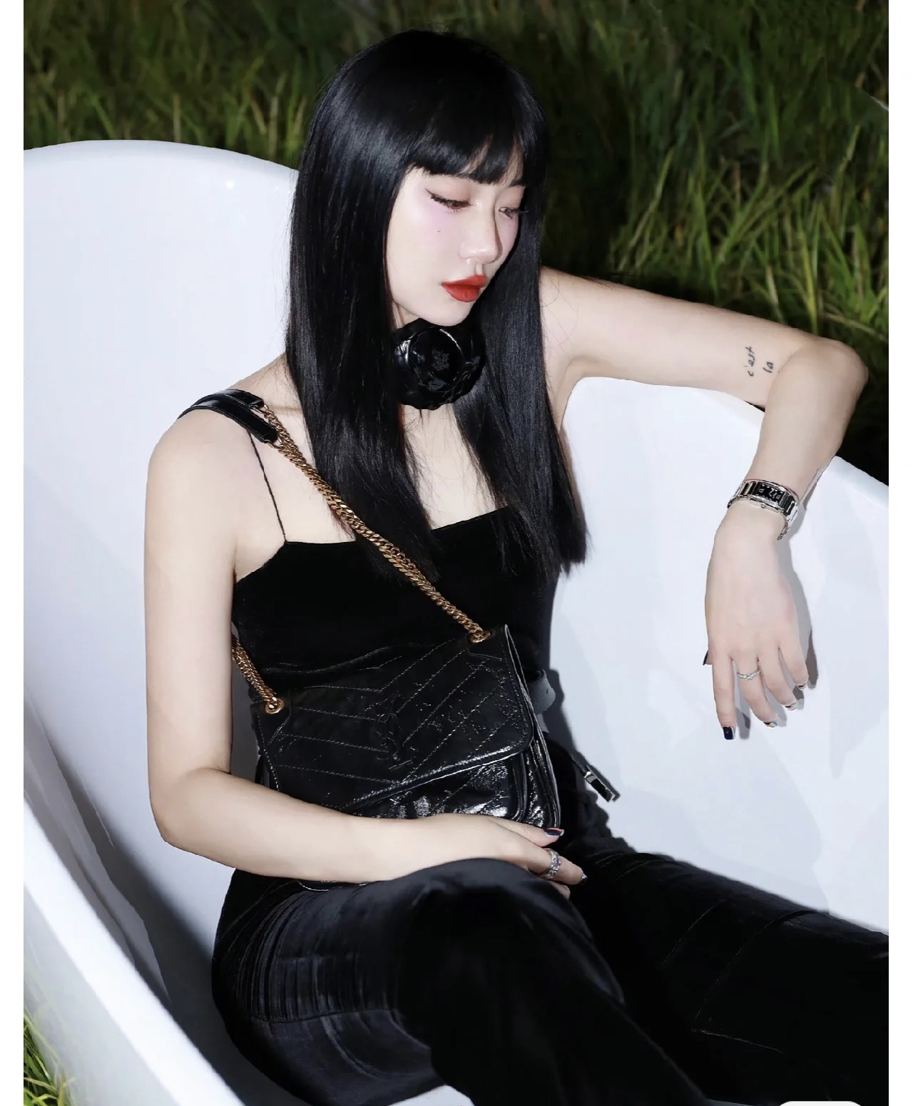 생로랑 니키 크로스백 스몰