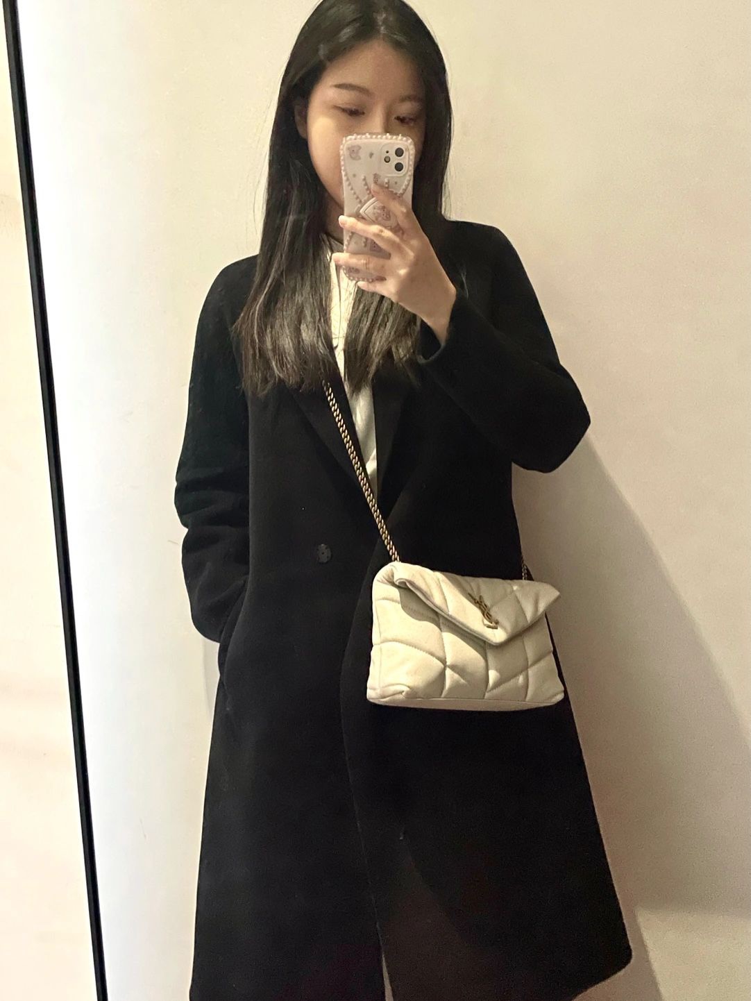 생로랑 루루 푸퍼 크로스백