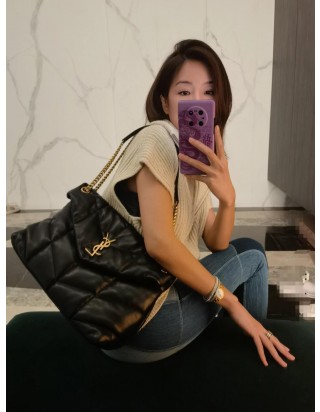 생로랑 루루 푸퍼백 라지