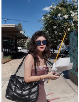 생로랑 루루 푸퍼백 라지