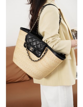 샤넬 라지 쇼핑백