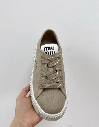 미우미우 데님 스니커즈