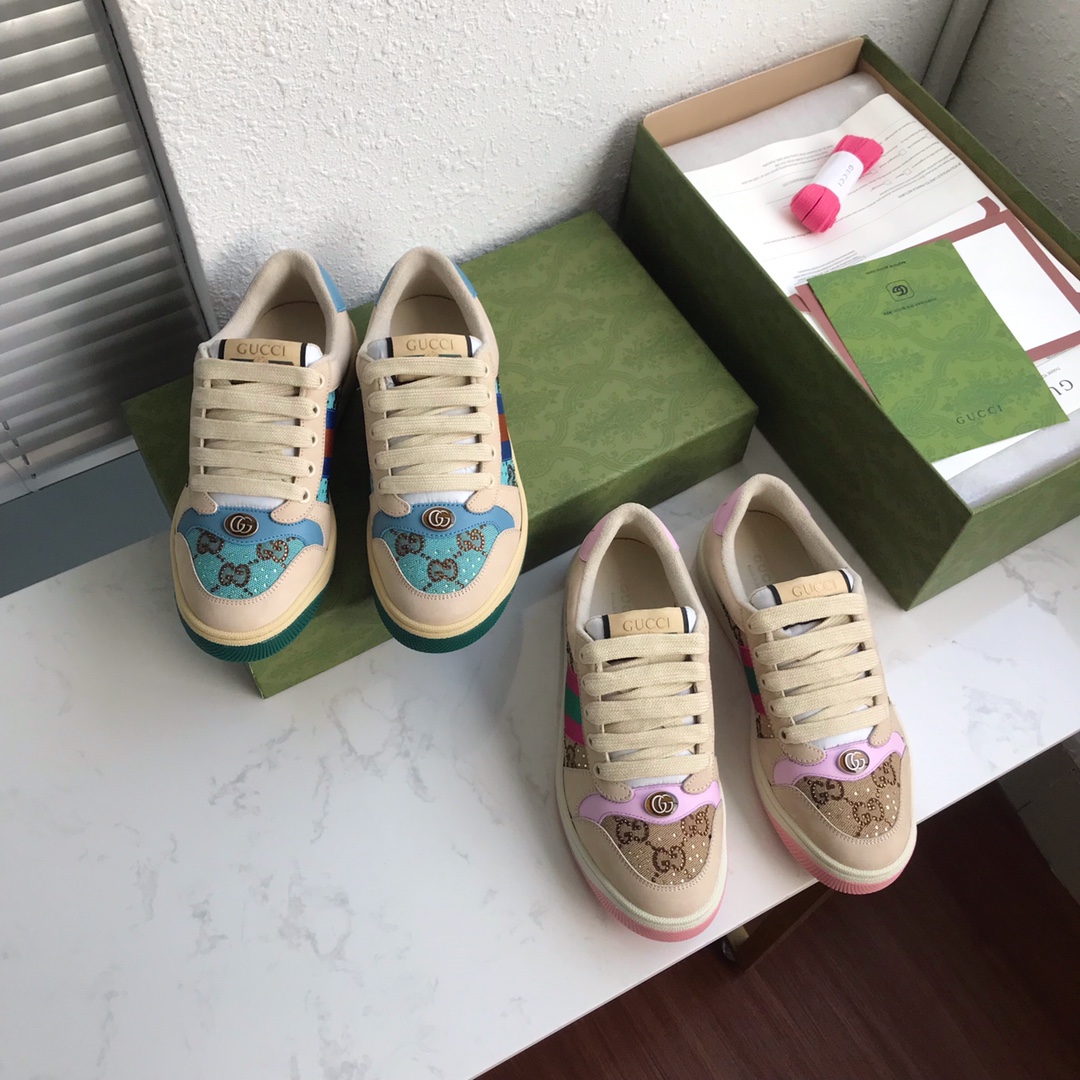 구찌 스크리너 라인 스니커즈