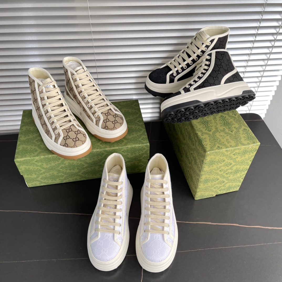 구찌 GG 하이탑 스니커즈
