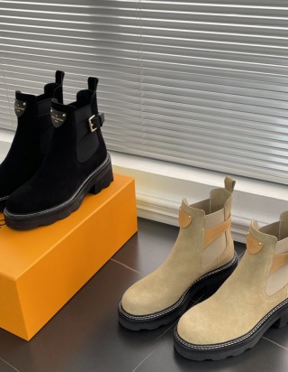 루이비통 보부르 앵클 부츠