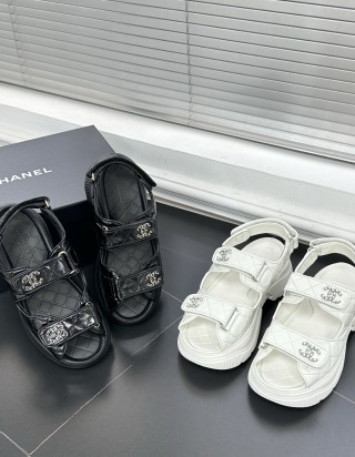 샤넬 벨크로 샌들
