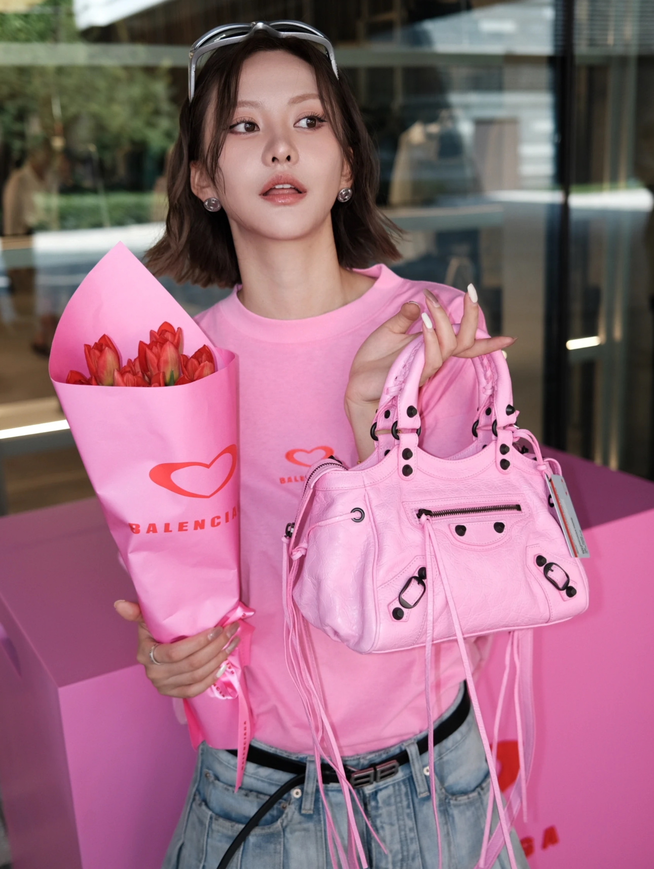 발렌시아가 르 시티 백 스몰